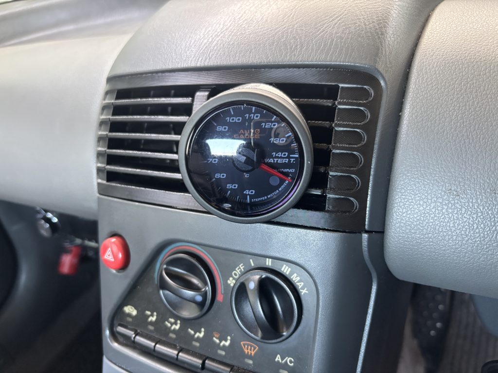 ホンダ ビート PP1 ゲージポッド 52mm 1連 追加メーターホルダー エアコン吹出口部