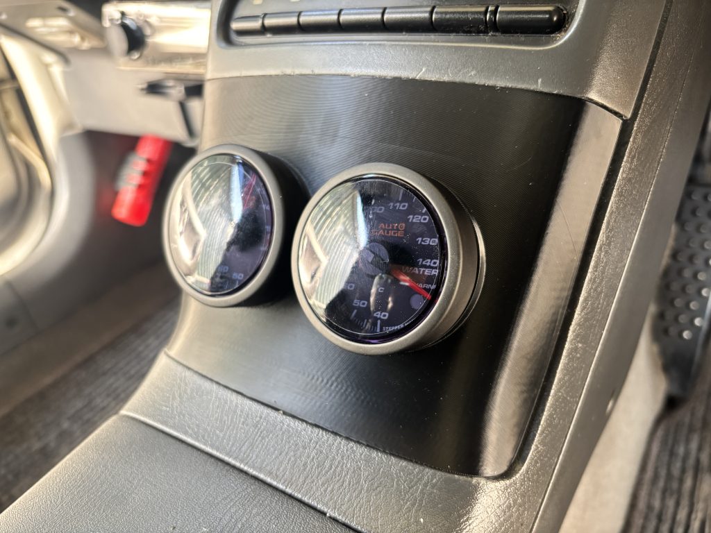 ホンダ ビート PP1 ゲージポッド 52mm 2連 追加メーターホルダー センター オーディオ レス パネル カバー トリム