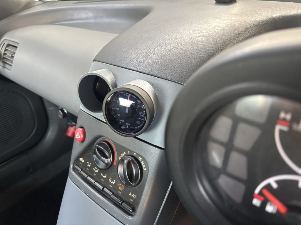 ホンダ ビート PP1 ゲージポッド 52mm 2連 追加メーターホルダー エアコン吹出口部