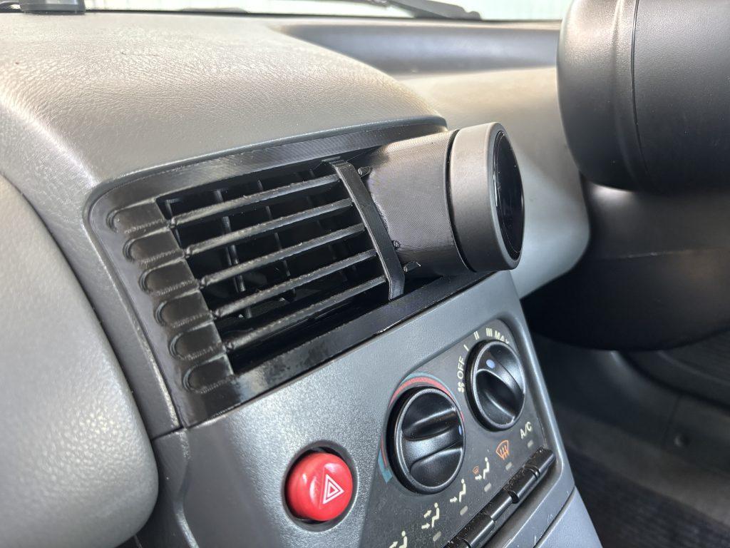 ホンダ ビート PP1 ゲージポッド 52mm 1連 追加メーターホルダー エアコン吹出口部