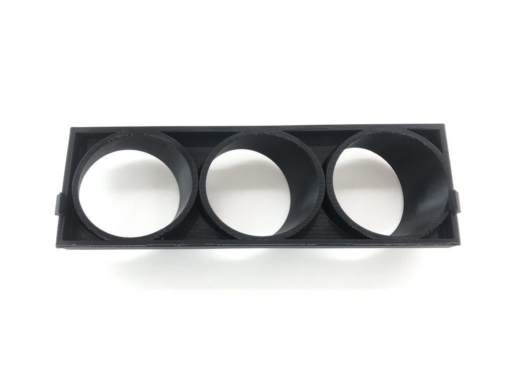 ホンダ トゥデイ JW3 ゲージポッド 52mm 3連 追加メーターホルダー センター オーディオ レス パネル