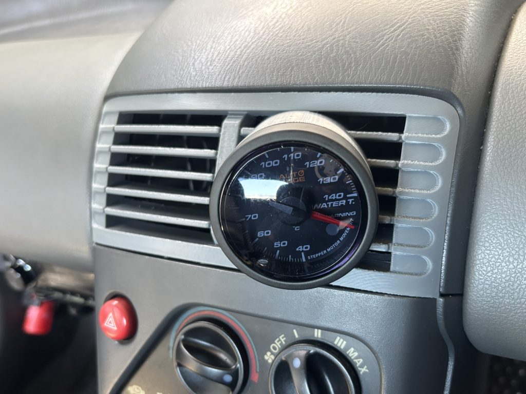 ホンダ ビート PP1 ゲージポッド 52mm 1連 追加メーターホルダー エアコン吹出口部