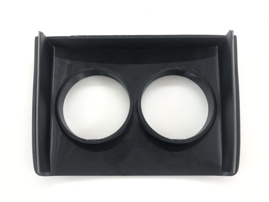 ホンダ ビート PP1 ゲージポッド 60mm 2連 追加メーターホルダー センター オーディオ レス パネル カバー トリム