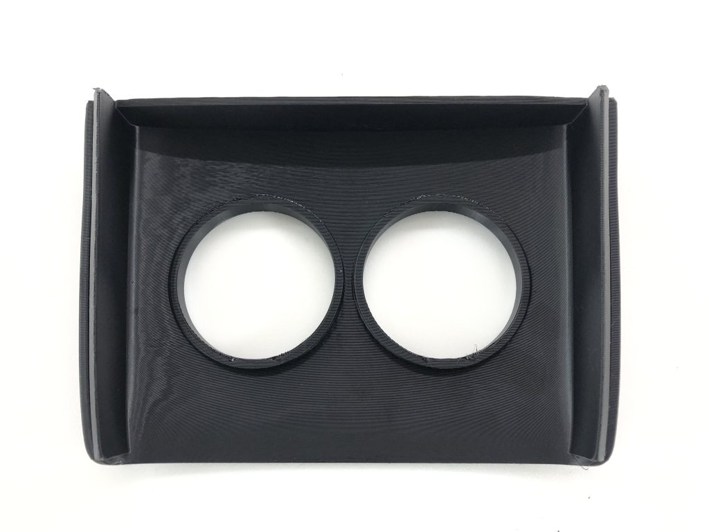 ホンダ ビート PP1 ゲージポッド 52mm 2連 追加メーターホルダー センター オーディオ レス パネル カバー トリム