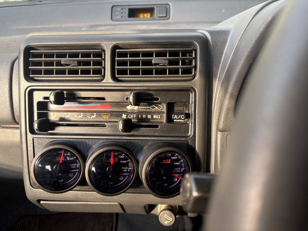 ホンダ トゥデイ JW3 ゲージポッド 52mm 3連 追加メーターホルダー センター オーディオ レス パネル