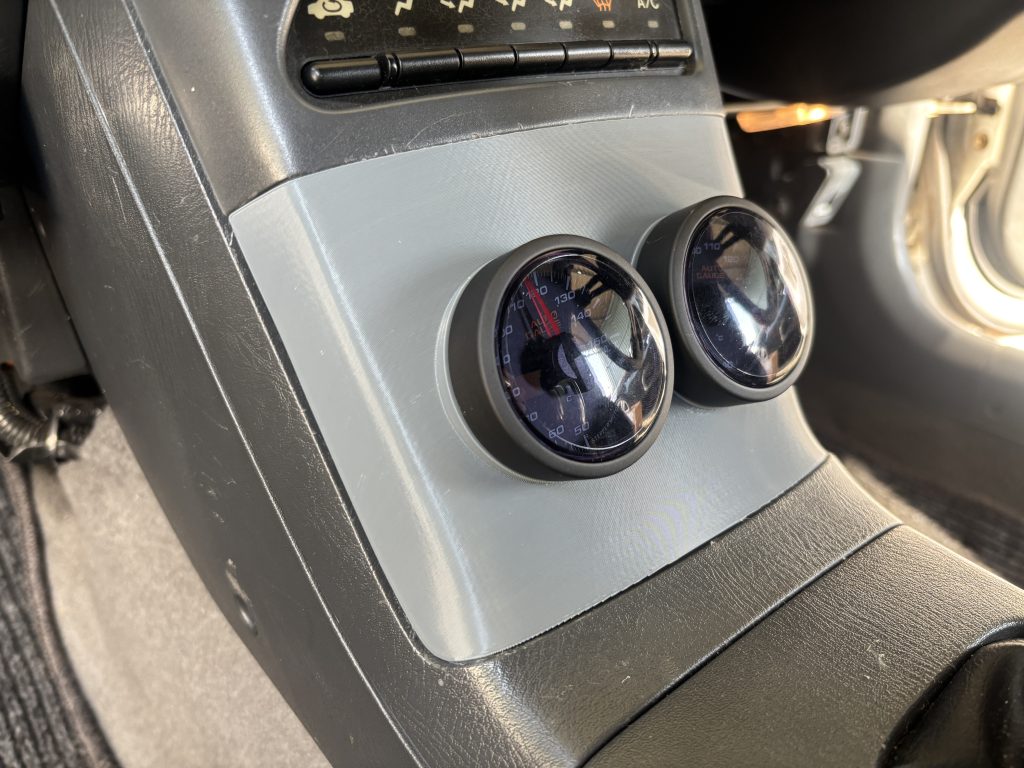 ホンダ ビート PP1 ゲージポッド 52mm 2連 追加メーターホルダー センター オーディオ レス パネル カバー トリム