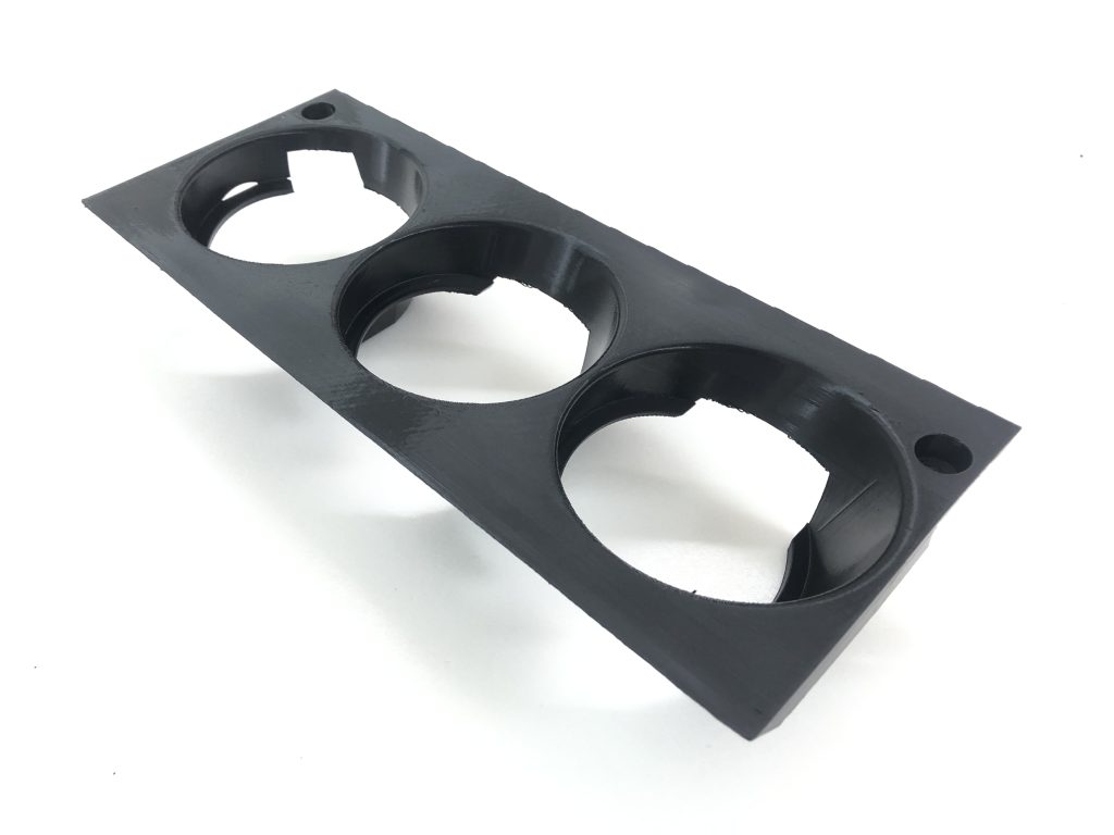 ホンダ トゥデイ JW3 グローブボックス ゲージポッド 60mm 3連 追加メーターホルダー パネル カバー JW4 JA2 JA3