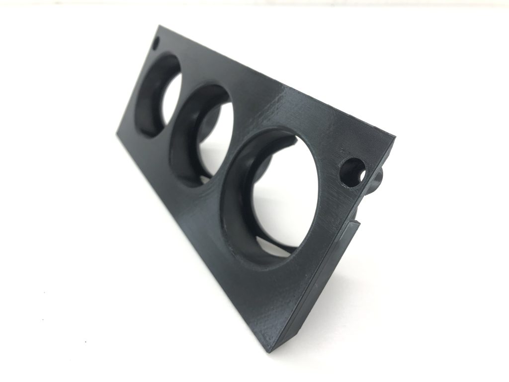 ホンダ トゥデイ JW3 グローブボックス ゲージポッド 52mm 3連 追加メーターホルダー パネル カバー JW4 JA2 JA3