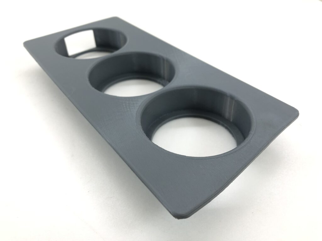 ダイハツ ミゼットII カーゴ K100C ゲージポッド 52mm 3連 追加メーターホルダー オーディオ レス AT車用 