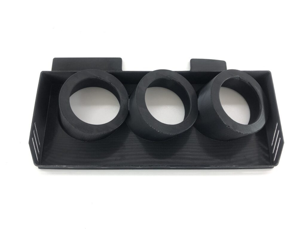 ホンダ トゥデイ JA4 グローブボックス ゲージポッド 52mm 3連 追加メーターホルダー パネル カバー JA5